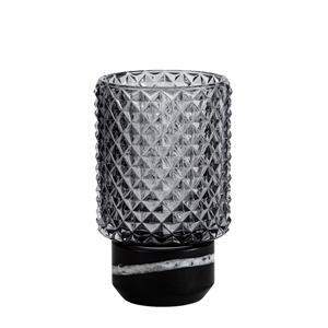 Design By Us Sons Of Marble Hurricane Candlestick Black/Smoke