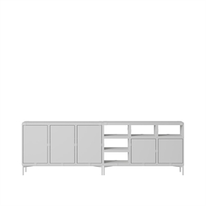 Muuto Stacked Bookcase Configuration 2 Gray