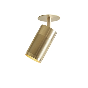 Thorup Copenhagen Cartridge Recessed Ceiling light Brass Box-Fit