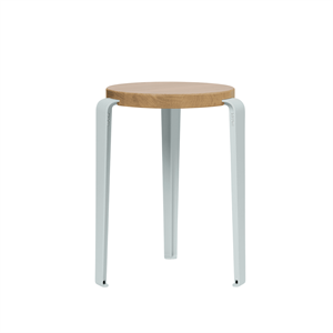 TipToe LOU Stool Oak/Pale Blue