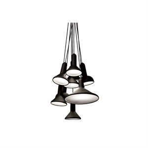 Established & Sons TORCH LIGHT BUNCH S10 Pendant H180 Black