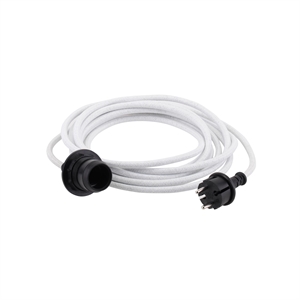 Watt & Wick Outdoor Cable Set For E27 White