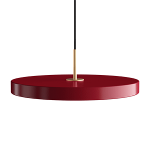 Umage Asteria Plus Medium Pendant Ruby Red/ Brass