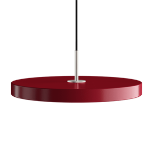 Umage Asteria Plus Medium Pendant Ruby Red/Steel