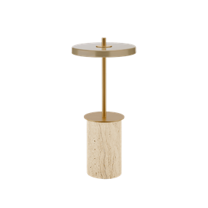 Umage Asteria Move Portable Lamp Mini Clay Travertine/ Brass