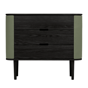 Umage Treasures Chest of Drawers Black Oak/Morning Meadows