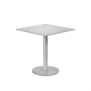 Valerie Object Alu Sqaure Dining Table Gray