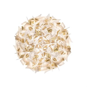 SLAMP Veli Aurea Wall/ Ceiling Light Large White/Gold