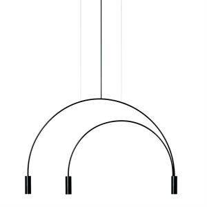 Estiluz Volta Pendant Black 3 Light Sources