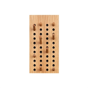 We Do Wood Scoreboard Vertical Coat Rack Small Oak